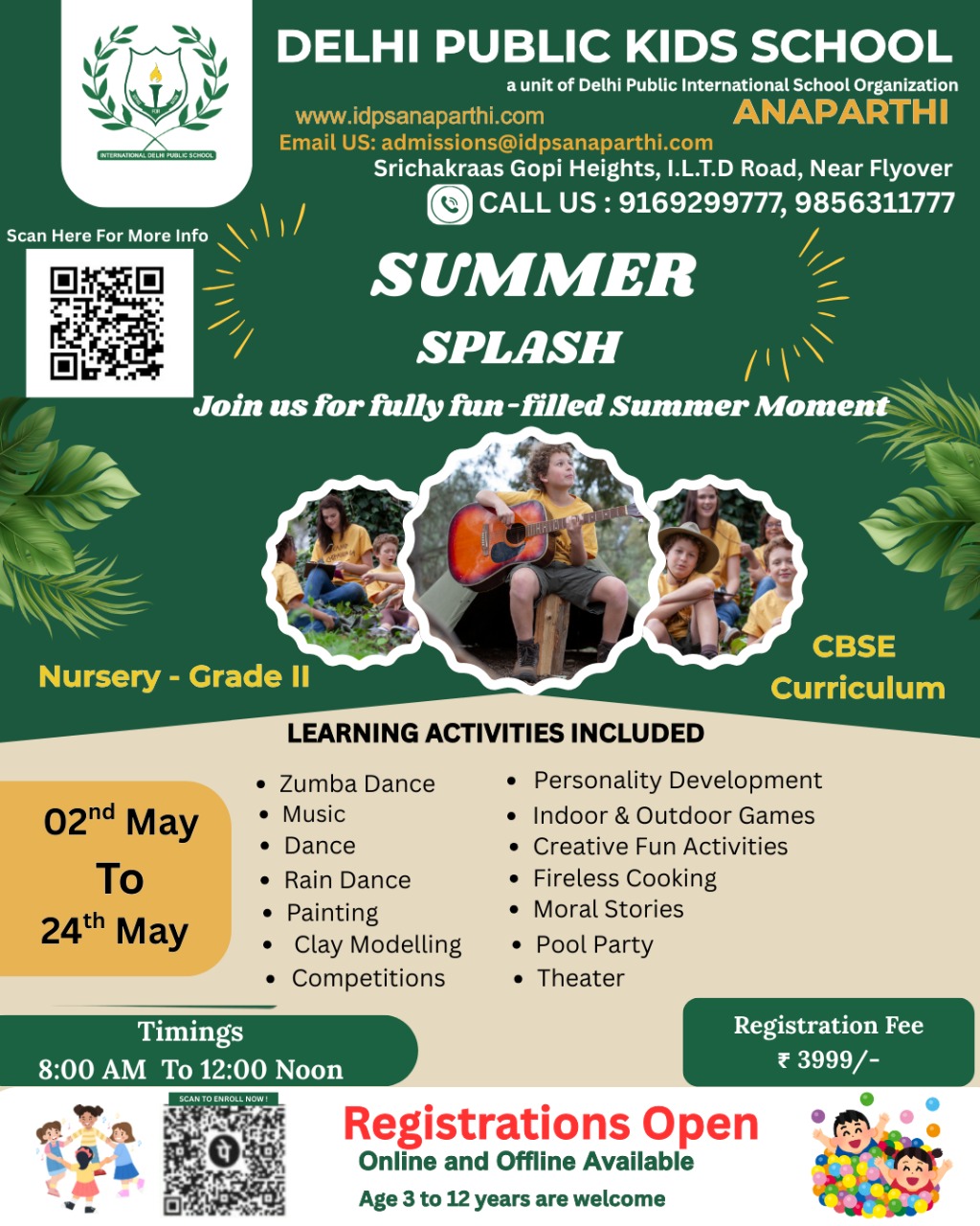 Registration for Summer Splash 2025